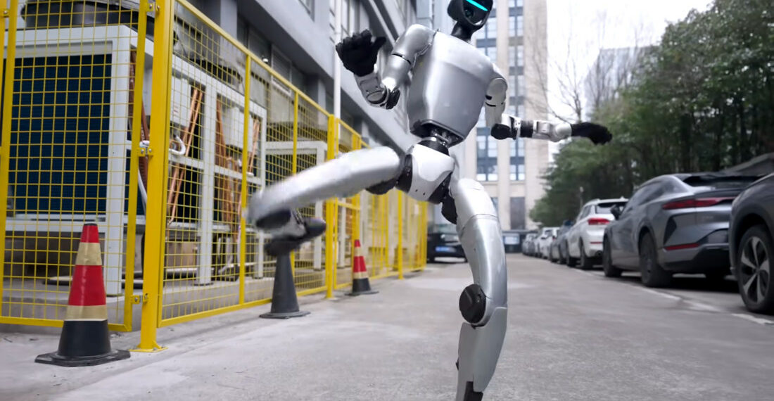 Unitree’s Humanoid G1 Robot Does Kung-Fu