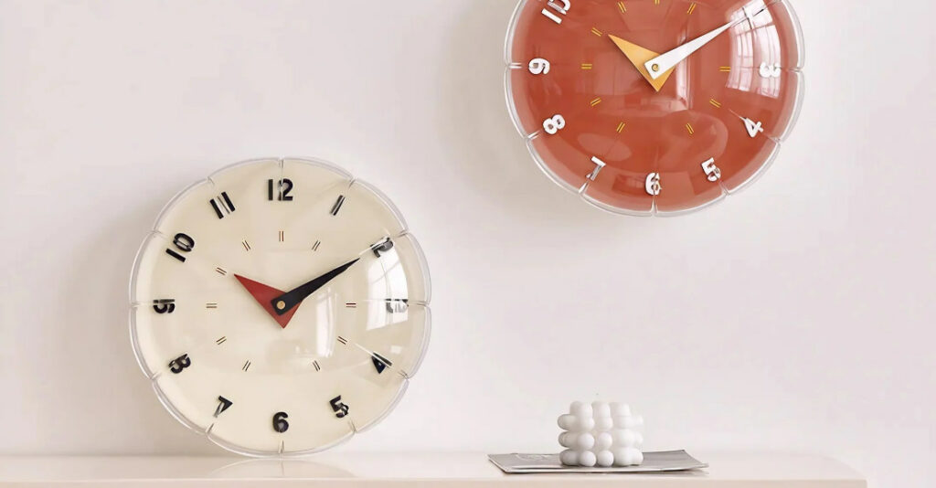 Wall Clocks That Look Like Transparent Mylar Balloons