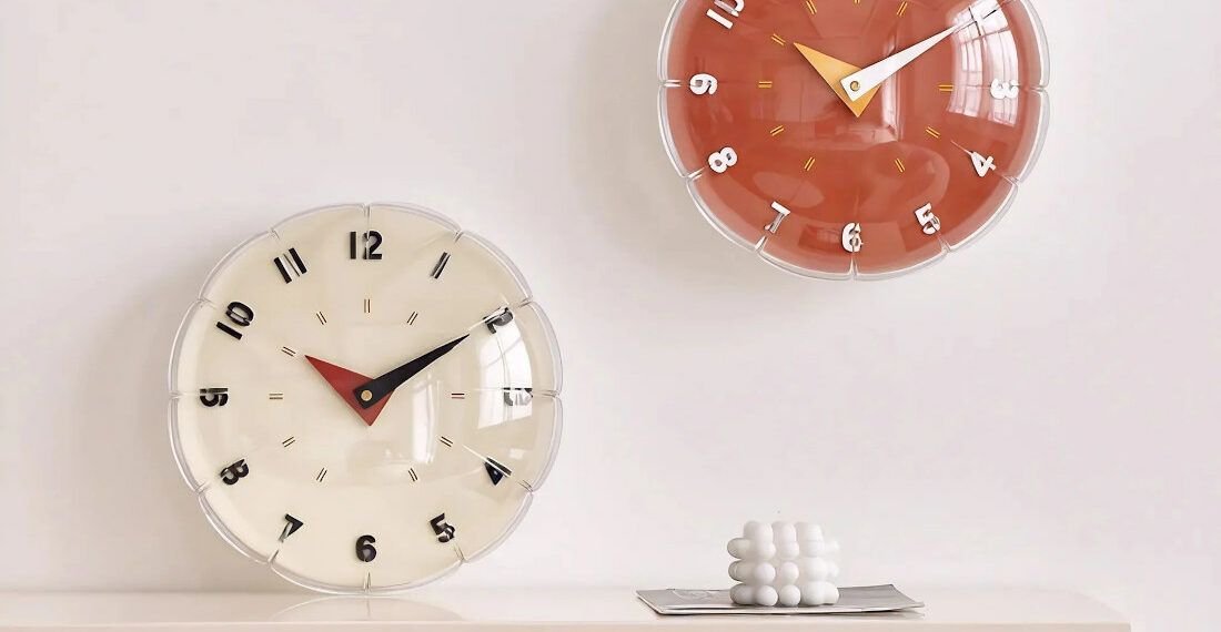 Wall Clocks That Look Like Transparent Mylar Balloons