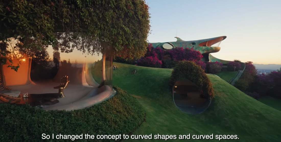A Stunning Tour Of Flowing Hobbit House Casa Organica Overlooking Mexico City