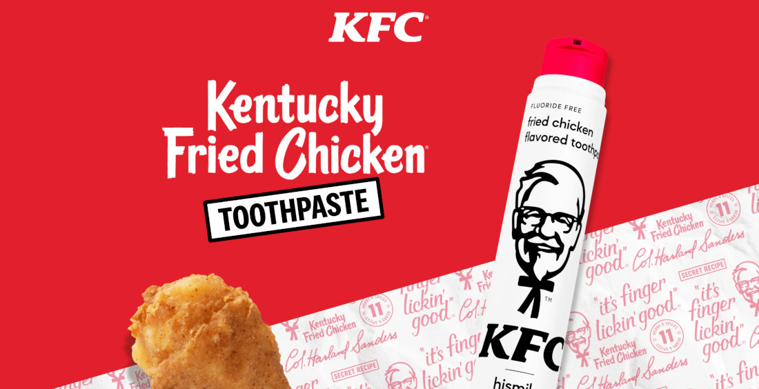 KFC Fried Chicken Flavored Toothpaste