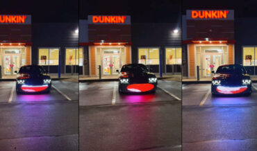Car With LED Grill Sings Along To Songs