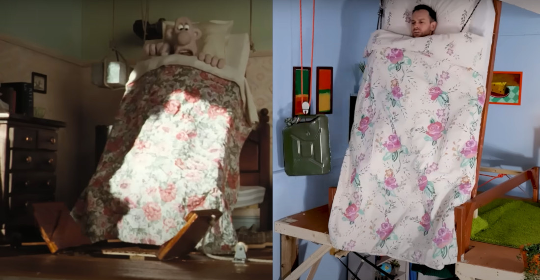 Wallace & Gromit Breakfast Making Rube Goldberg machine Built IRL