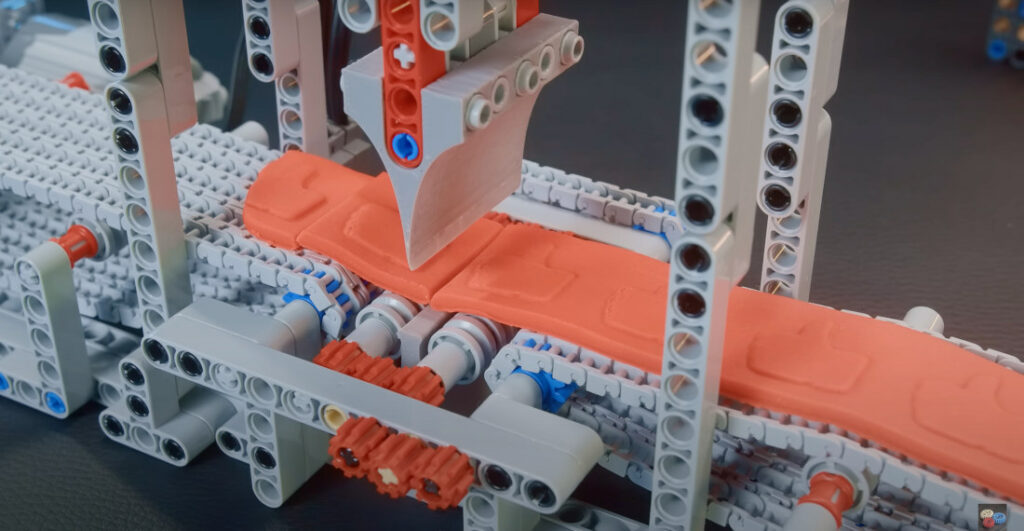 LEGO Rolling Mill Flattens, Stamps, and Cuts Modeling Clay