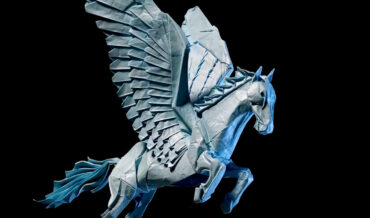 Crafting A Beautiful Origami Pegasus From A Single Sheet Of Uncut Paper