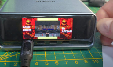 Playing Doom On A Charging Bank