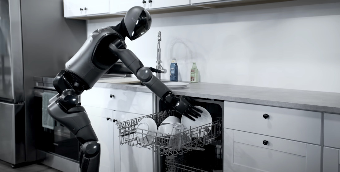 Humanoid Robot Autonomously Does The Dishes