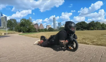 Man Builds Wearable Electric Motorcycle Suit