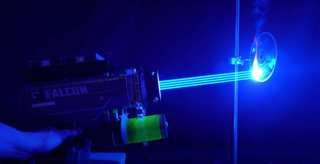 Building And Testing The World's Most Powerful Handheld Laser - borninspace