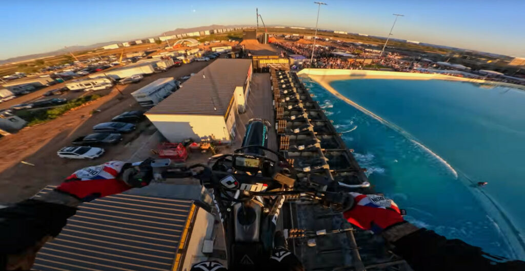 Helmetcam Footage From World Record 275-Foot Dirt Bike Jump