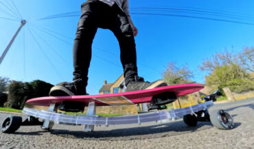 Building And Riding A Magnetically Levitating Skateboard