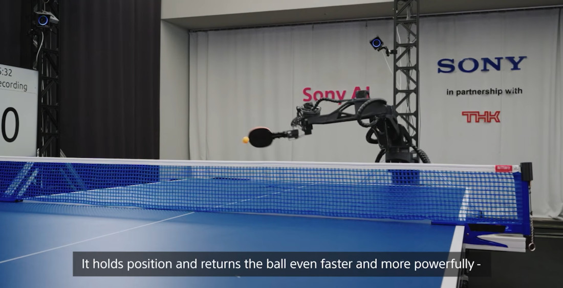 Sony’s Ping-Pong Playing AI Robot Dominates Humans