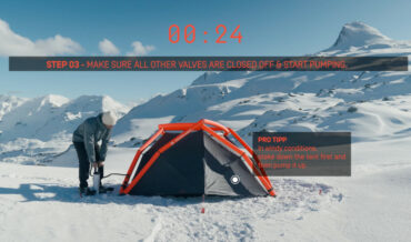 Inflatable Tent Makes Everyone A Professional Tent Pitcher