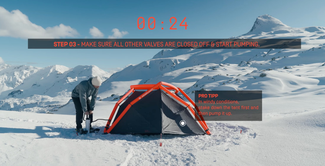 Inflatable Tent Makes Everyone A Professional Tent Pitcher