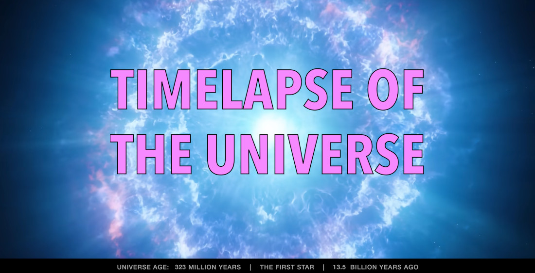 10 Minute Timelapse Of The Entire History Of The Universe