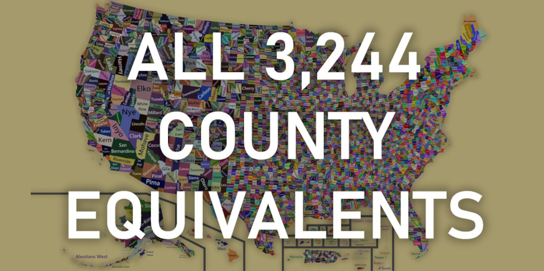 37-Minute Song Names Every County In The United States (All 3,244)