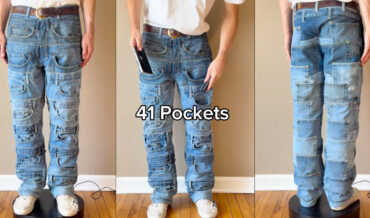 Jeans Made Of All Pockets Has 41 Functional Pockets