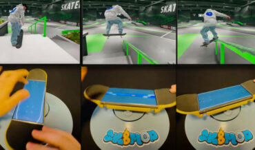 A Physical Mini Skateboard Controller For Skateboarding Video Games