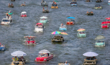 Surf & Turf: A 70-Car Amphibious Vehicle Meetup