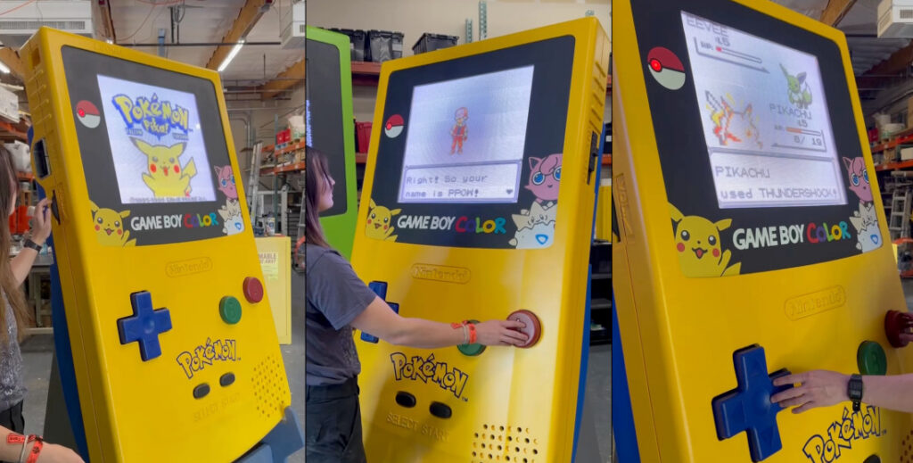Game Man: 5-Foot Tall Working Replica Of A Game Boy Color