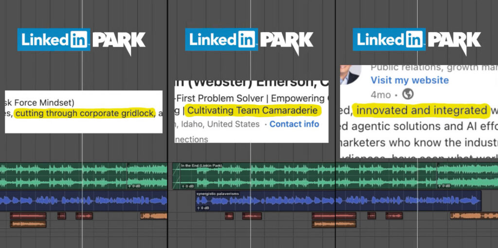 LinkedIn Park: Linkin Park's 'In The End' But Corporate Jargon