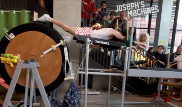 Morning Ritual Rube Goldberg Machine Gets You Out Of Bed, Face Washed, Dressed, And Fed